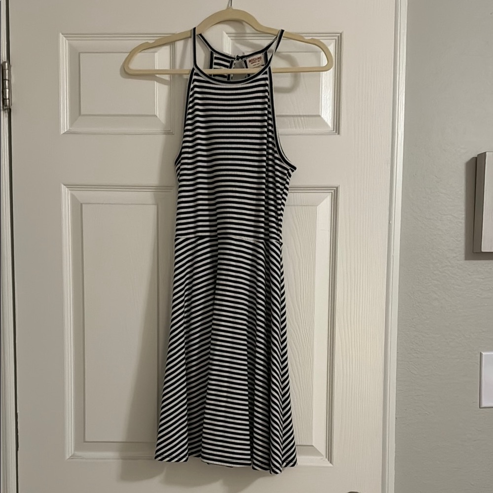 Mossimo Supply Co. Black and White Striped Top